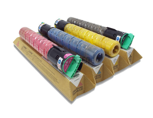 Cartucho de tonificador Ricoh adequado para impressoras MPC2050 2550 que oferecem opções de cores preto Ciano Magenta Amarelo Alta capacidade