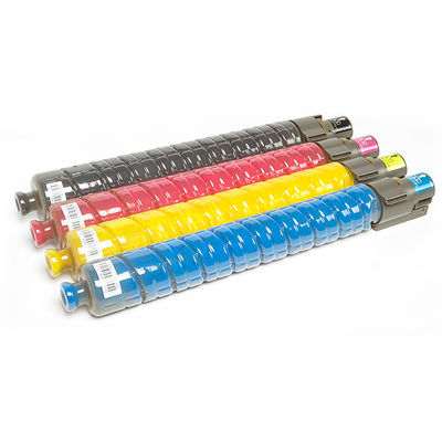 Cartucho de toner Ricoh projetado para fotocopiadoras Ricoh MP C4501 5501, oferecendo rendimento de páginas e desempenho de impressão consistente