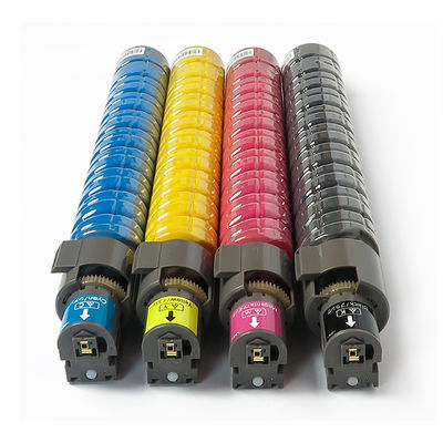 Cartucho de toner Ricoh projetado para fotocopiadoras Ricoh MP C4501 5501, oferecendo rendimento de páginas e desempenho de impressão consistente