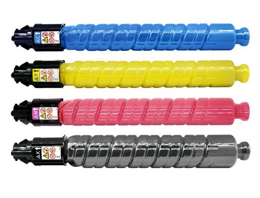 Cartucho de toner Ricoh compatível com impressoras Ricoh MP C4501 5501, oferecendo rendimento de páginas e matéria-prima de Grau AAA