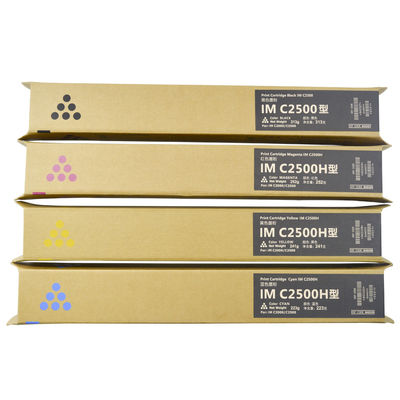 Cartucho Ricoh Toner compatível com a série IMC2000 2500 3000 3500 4500 6000 oferecendo rendimento de página e toner completo com chip