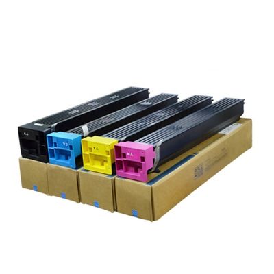 Cartucho de tonificante TN711 para Konica Minolta Bizhub C654 C754 Preto / Cyan / Amarelo / Magenta