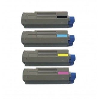 Cartucho de Toner OKI Profissional para impressora OKIDATA C710 compatível com os modelos OEM 43866108 7 6 e 5 em várias cores